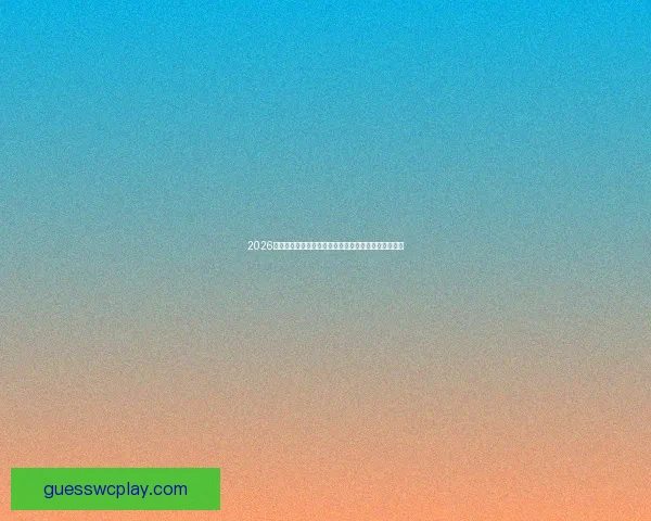 2026世界杯比赛直播平台全面解析免费观看途径与观赛体验